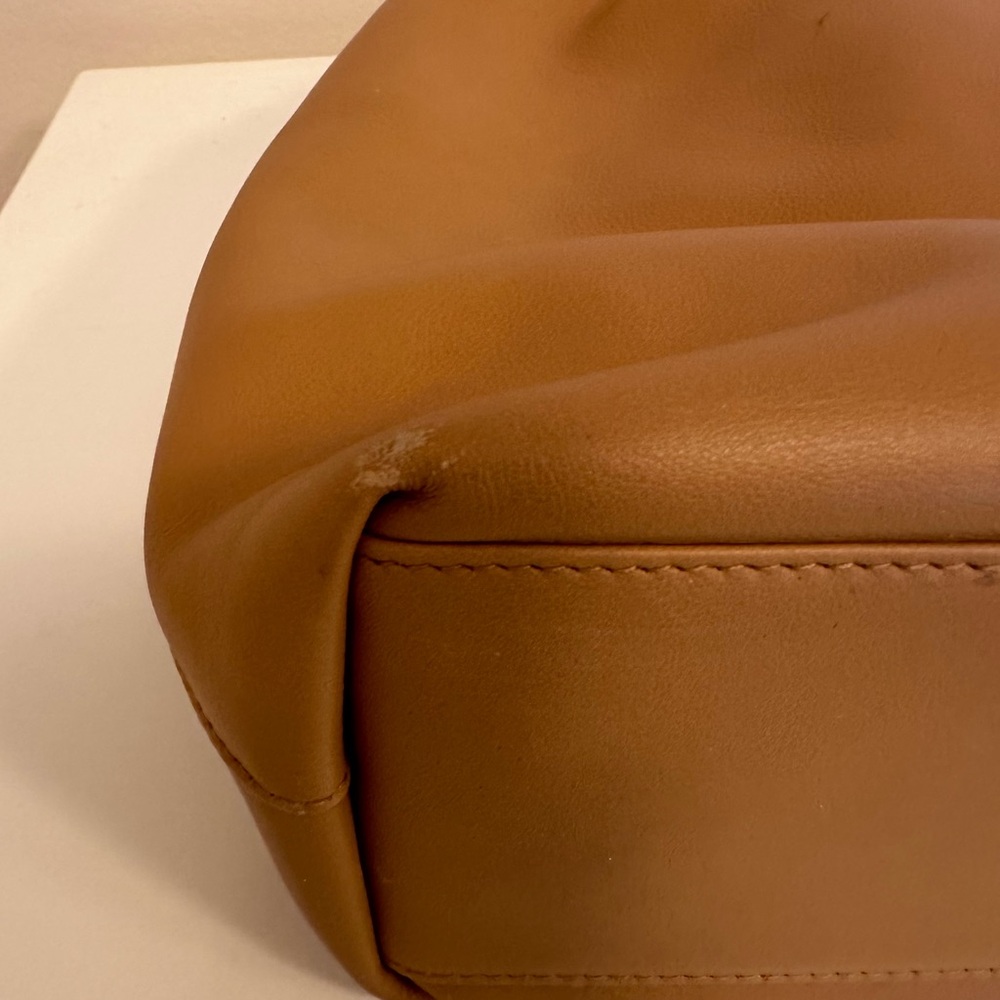 SALE! Dior Leather Bag with Beaded Handle. GREAT condition. RARE, AUTHENTIC. - Picture 10 of 16